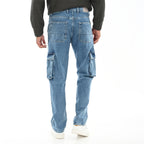 Baggy Fit Denim Cargo - Snipes