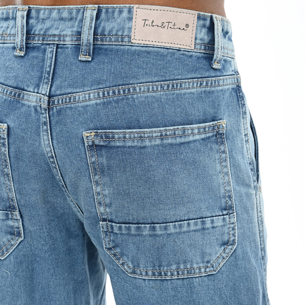 Baggy Fit Denim Cargo - Snipes