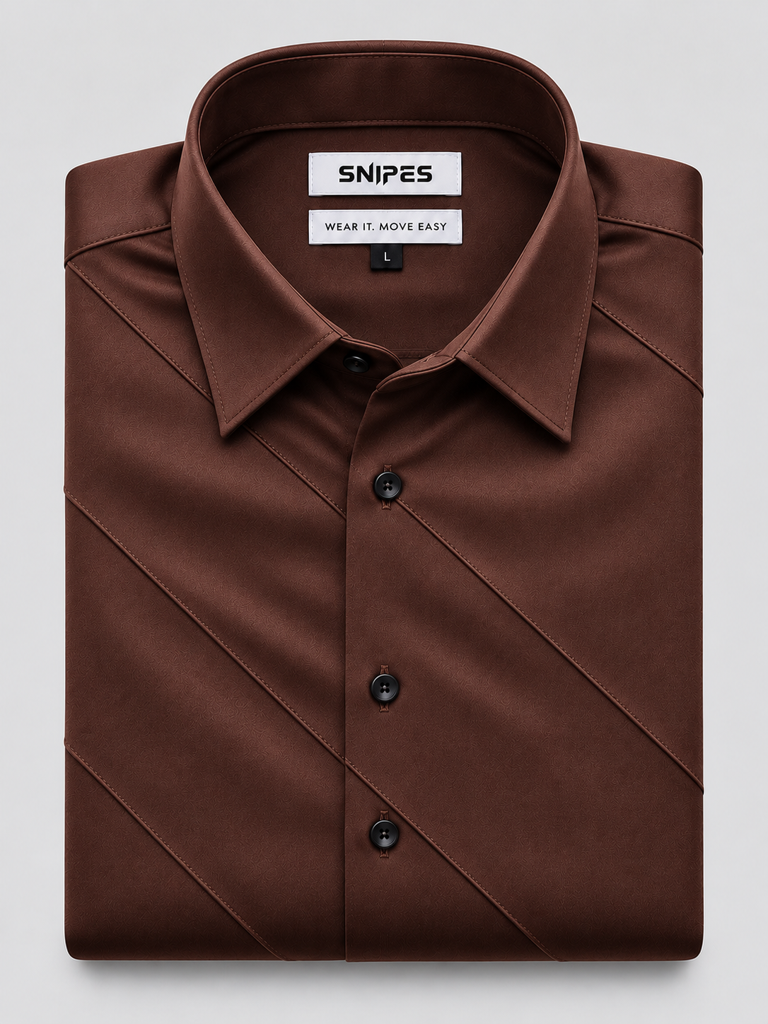 Men's Cross Stripes Club Wear Shirt
