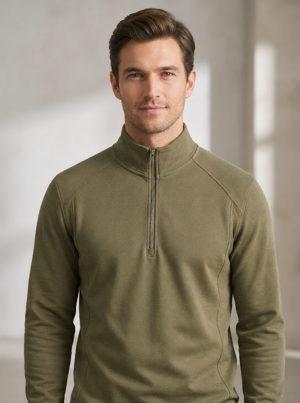 Men’s High-Neck Full-Sleeve Sweatshirt - Snipes