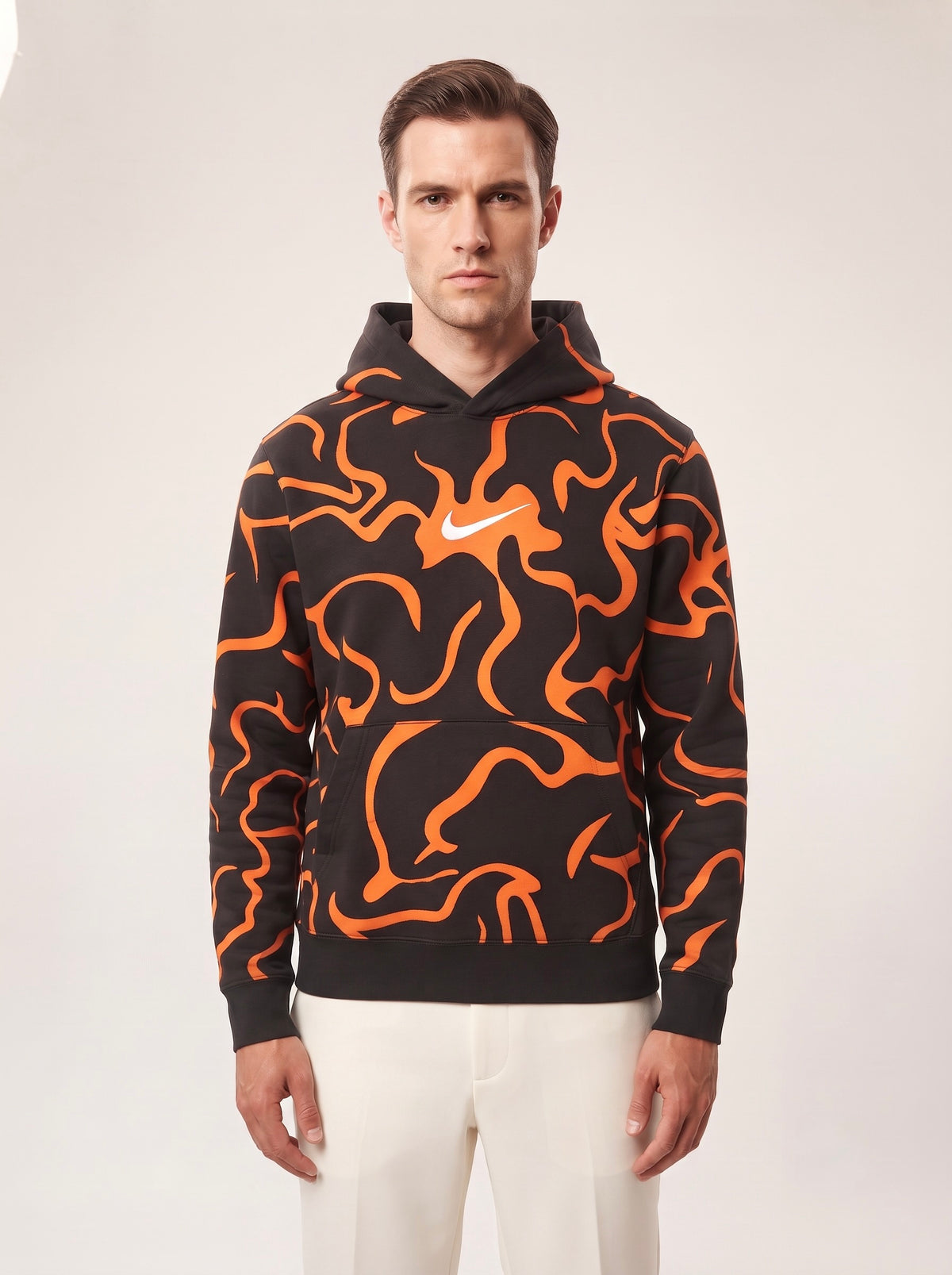 Men’s Graphic Print Pullover Hoodie