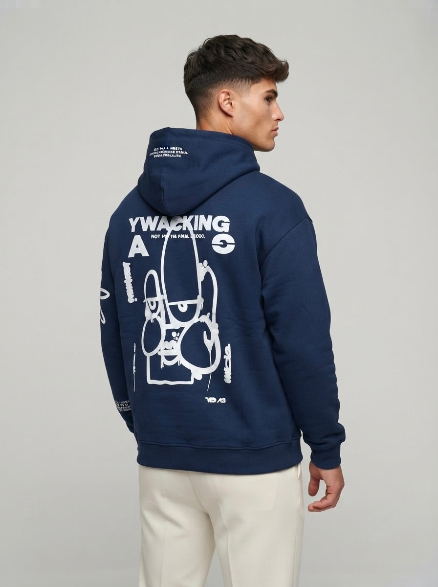 Men’s Graphic Print Pullover Hoodie