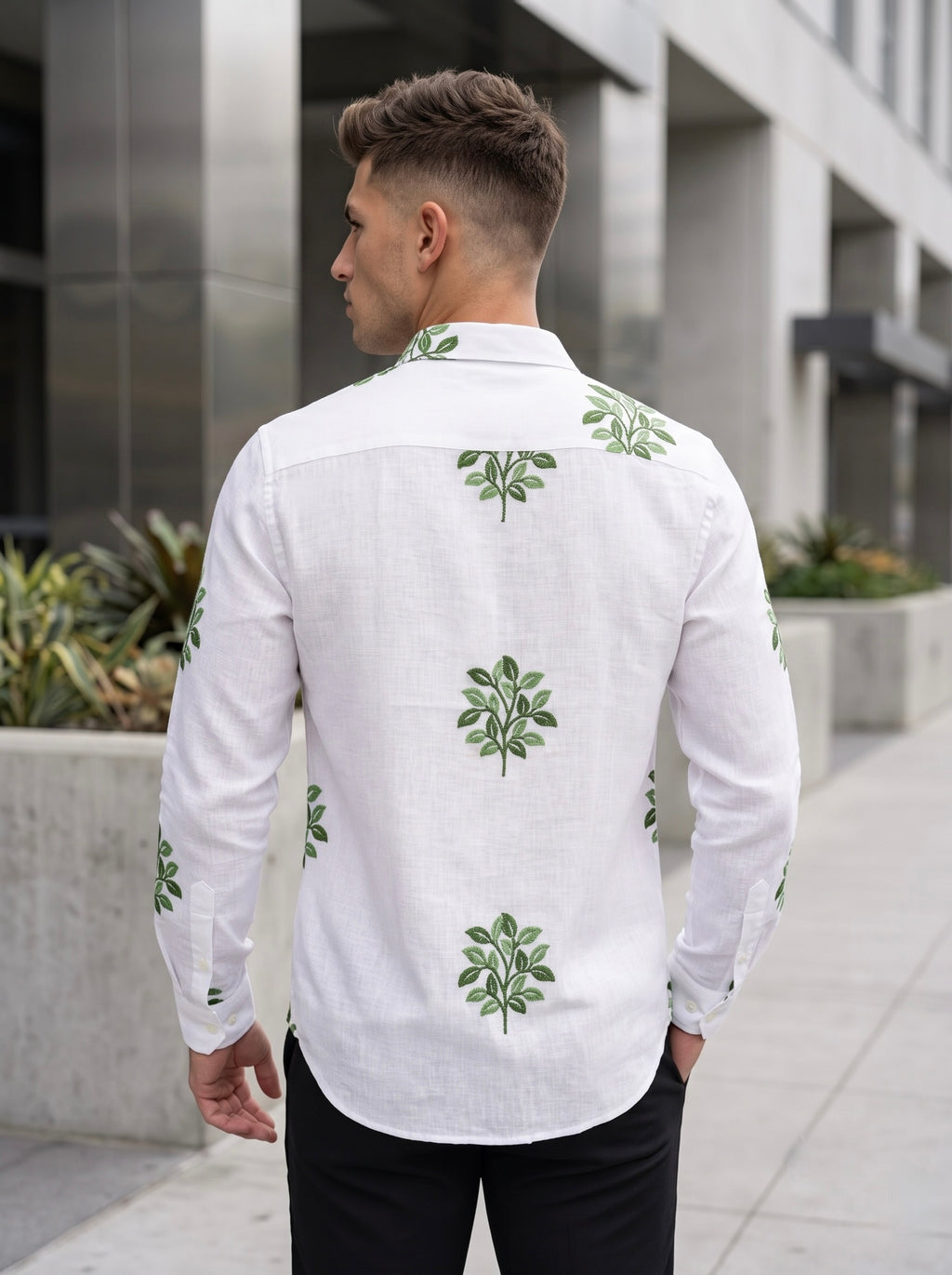 Embroidery Linen Shirts