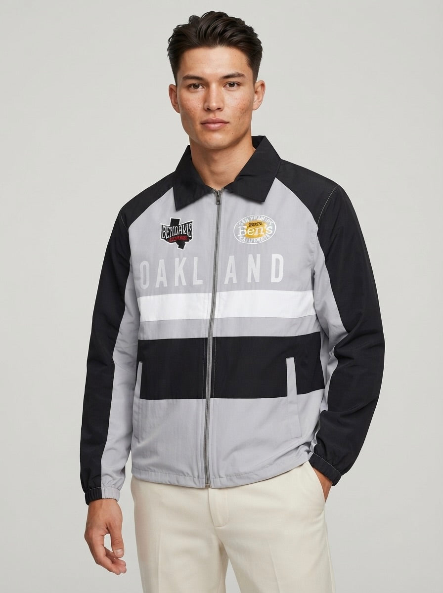 Men’s Zip-Up Streetwear Jacket