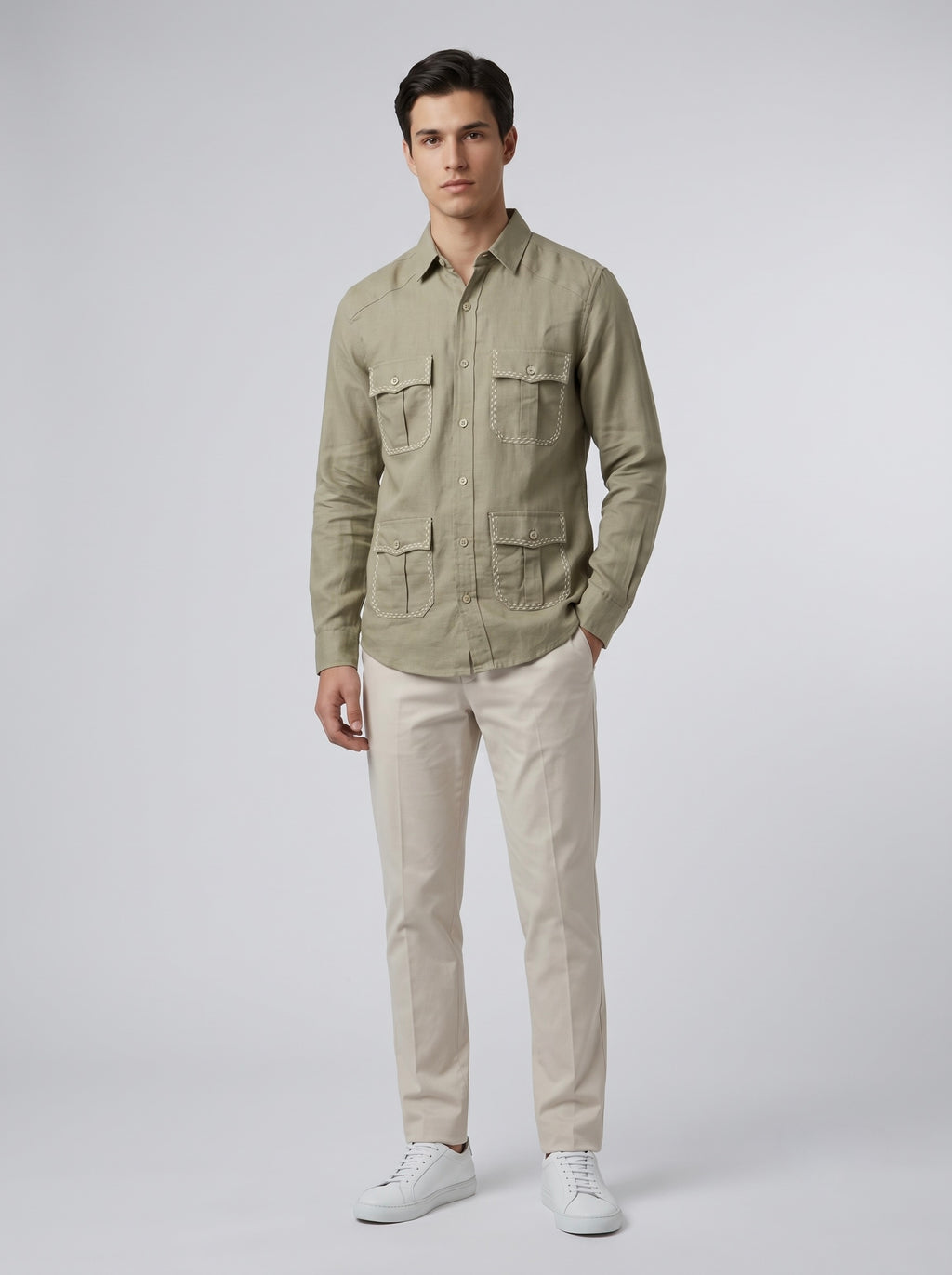 Men’s Four-Pocket Utility Shirt