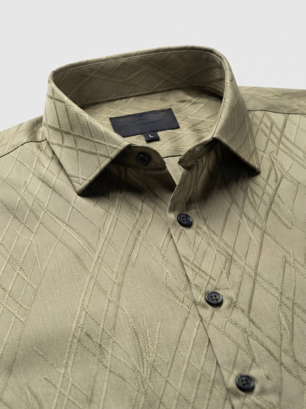 Men’s Cross Stripes Party Wear Shirt