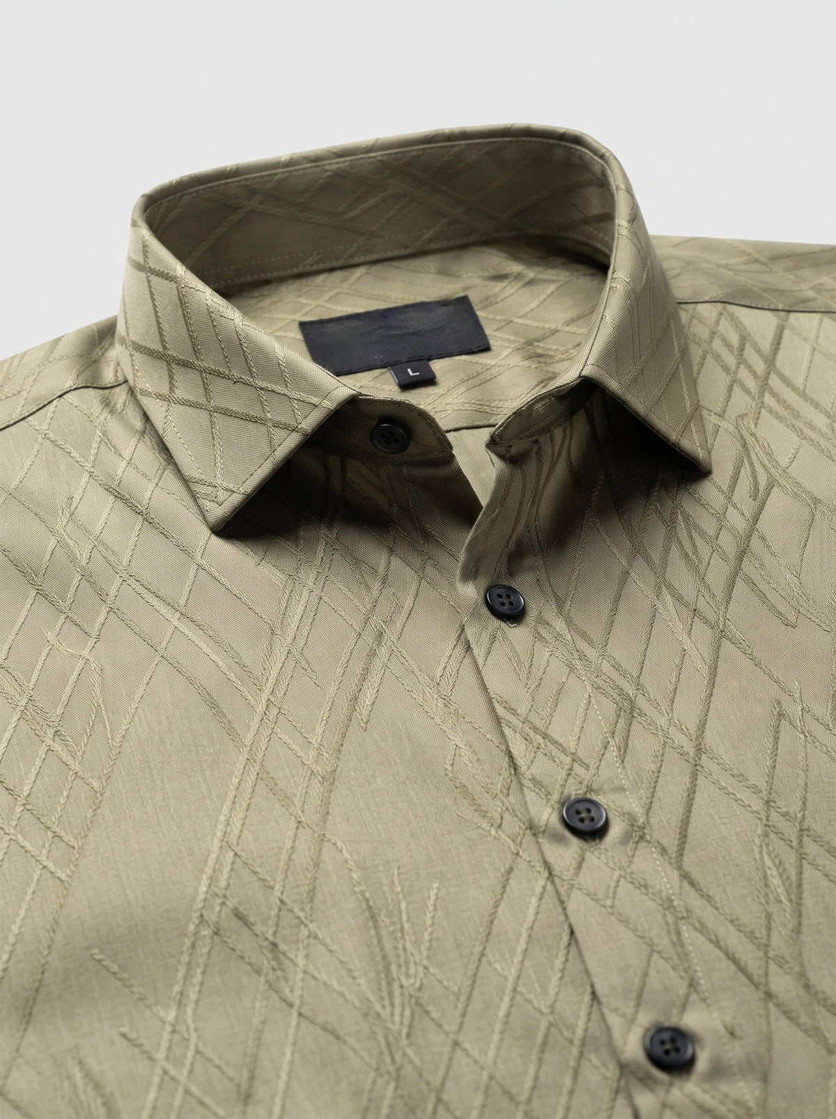 Men’s Cross Stripes Party Wear Shirt