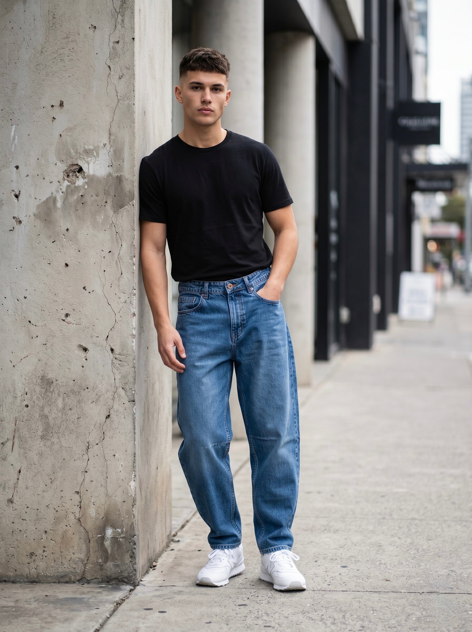 Barrel-Fit Jeans