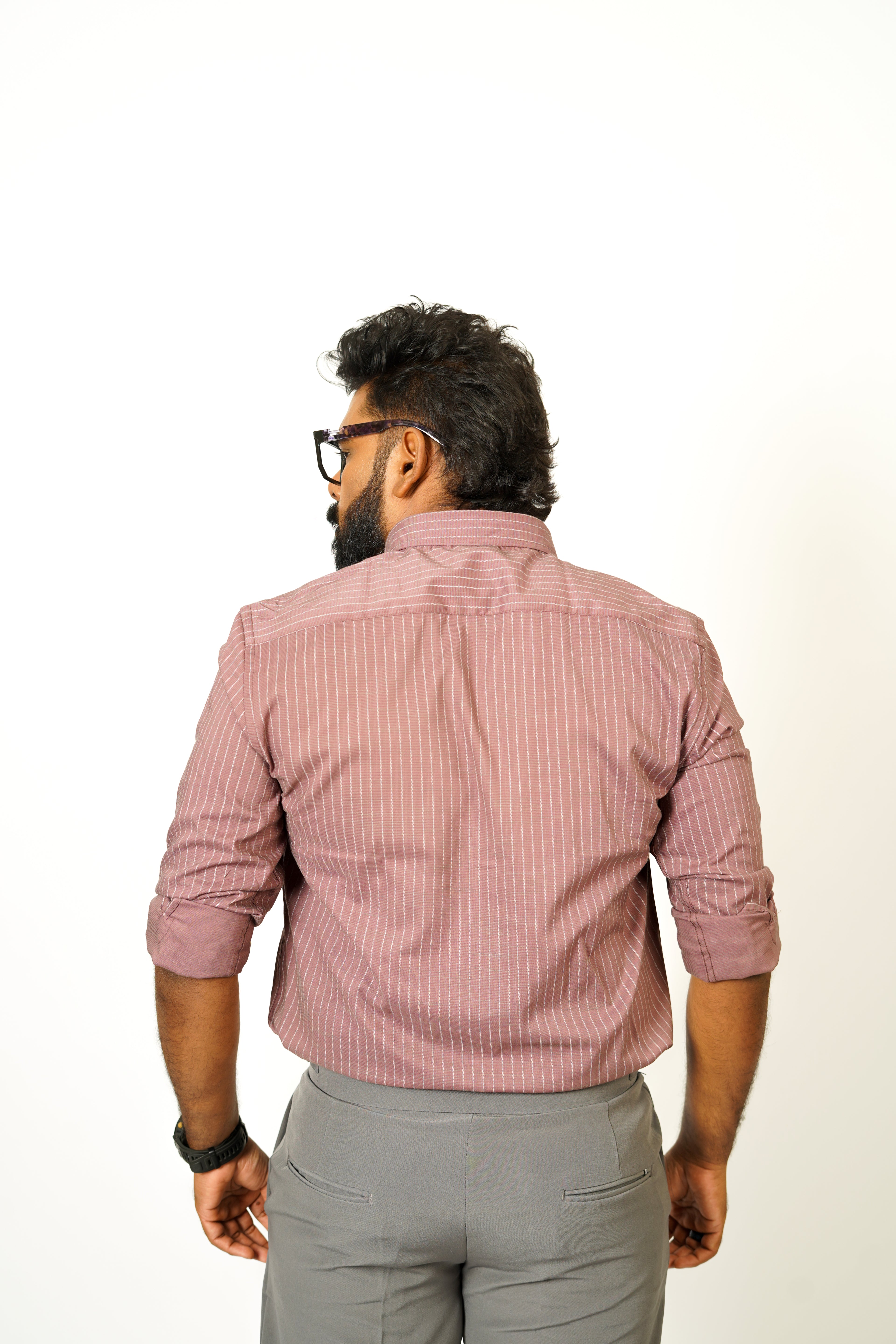 Men’s Pinstripe Button-Down Shirt - Snipes