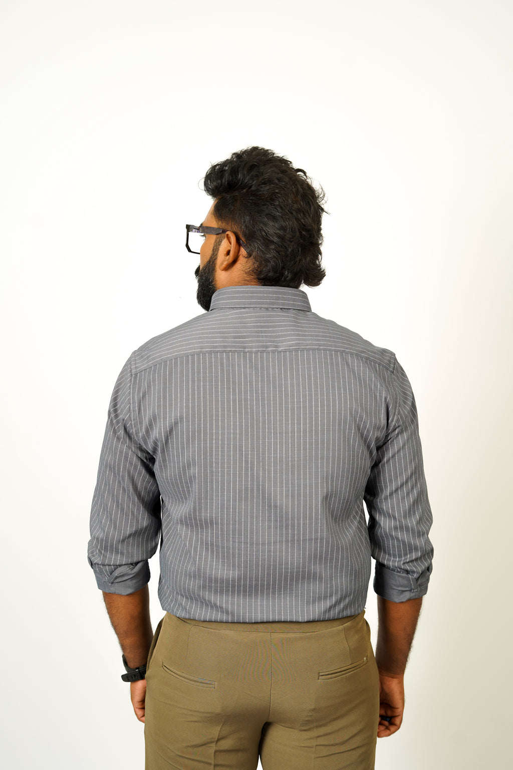 Men’s Pinstripe Button-Down Shirt - Snipes