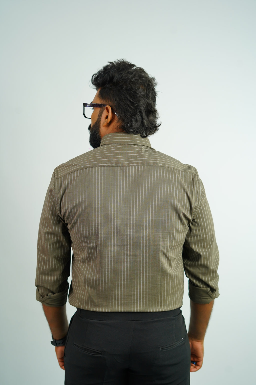 Men’s Pinstripe Button-Down Shirt - Snipes