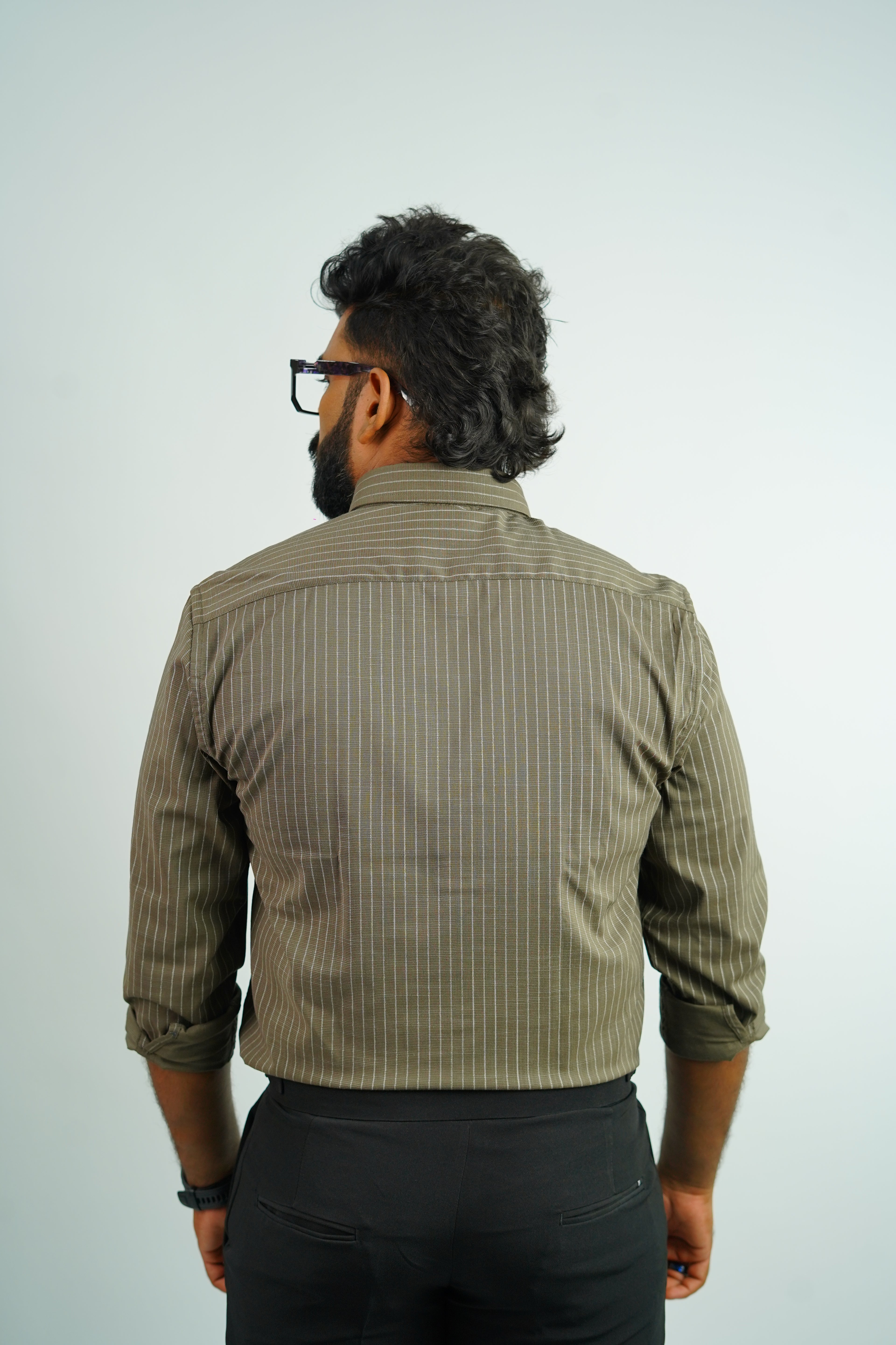 Men’s Pinstripe Button-Down Shirt - Snipes