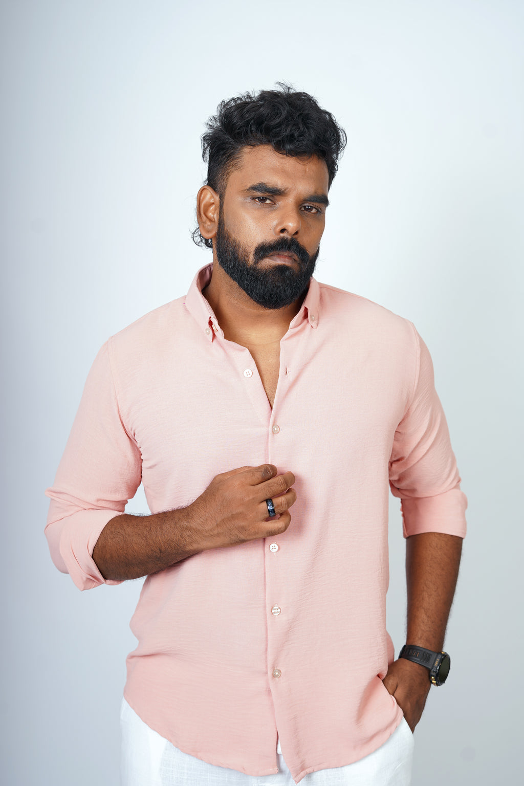 Viscose Fabric Dropdown Shirt - Snipes