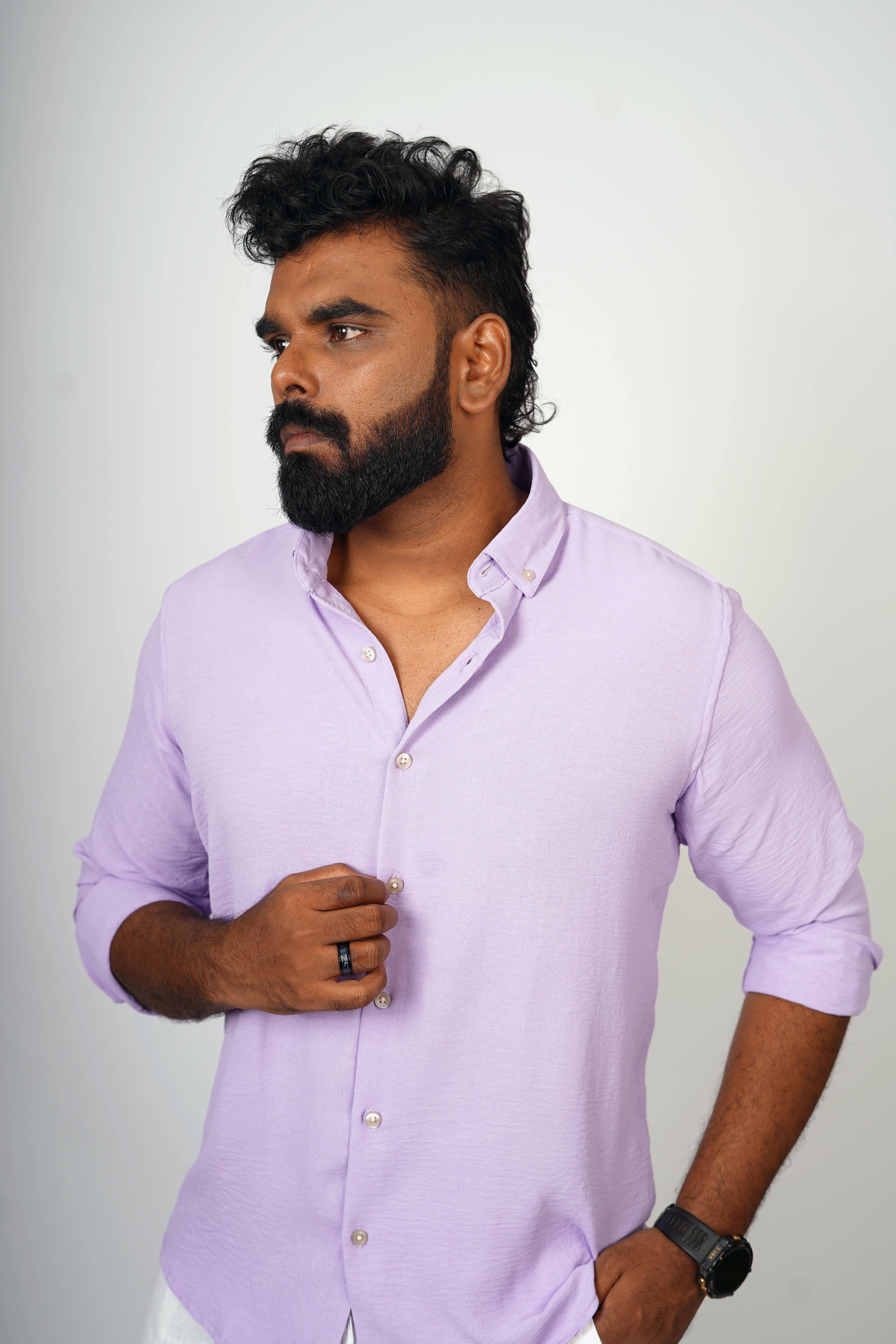 Viscose Fabric Dropdown Shirt - Snipes