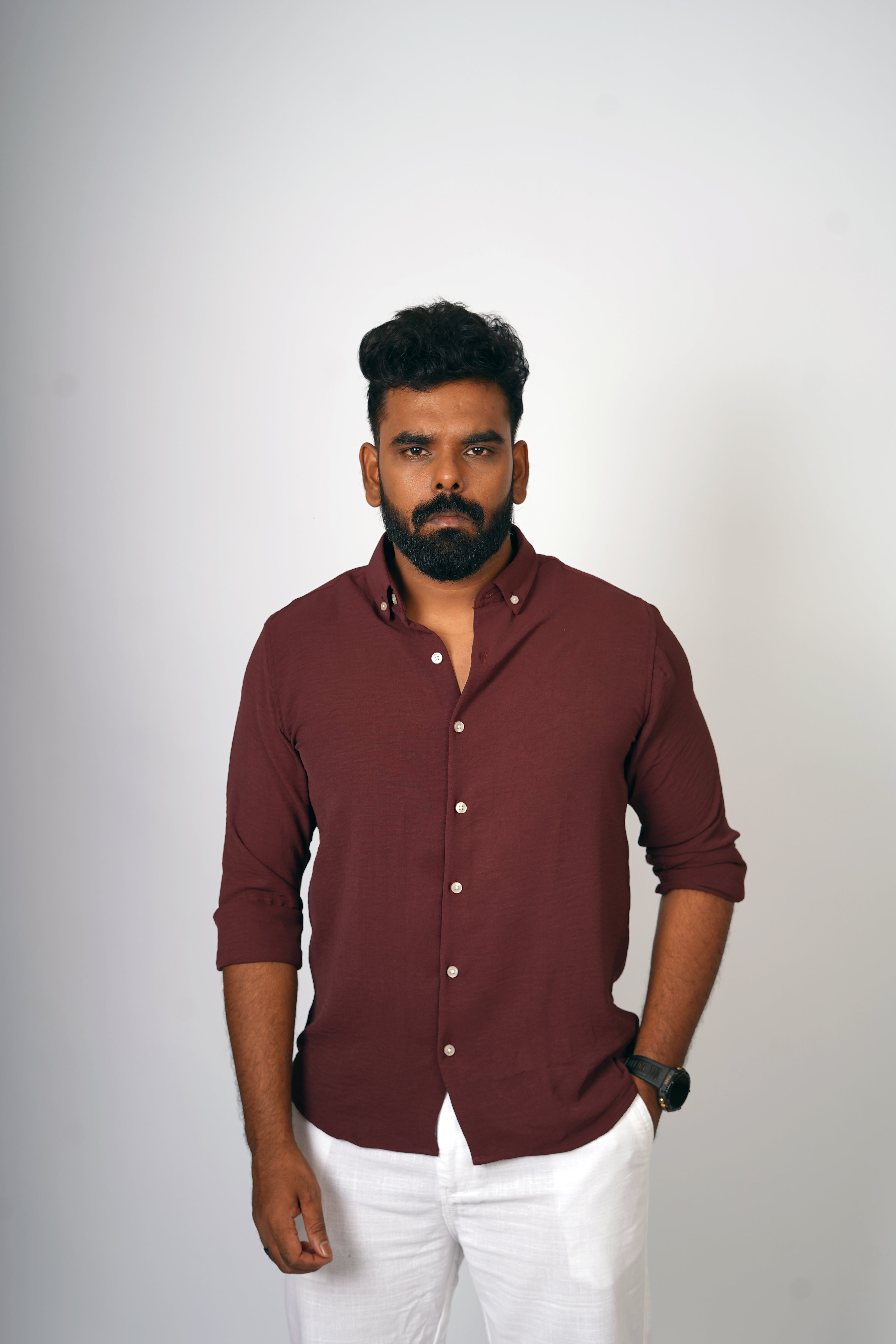 Viscose Fabric Dropdown Shirt - Snipes