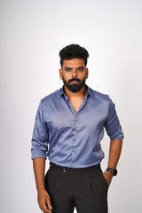 Club Wear Satin Shirts