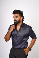 Club Wear Satin Shirts