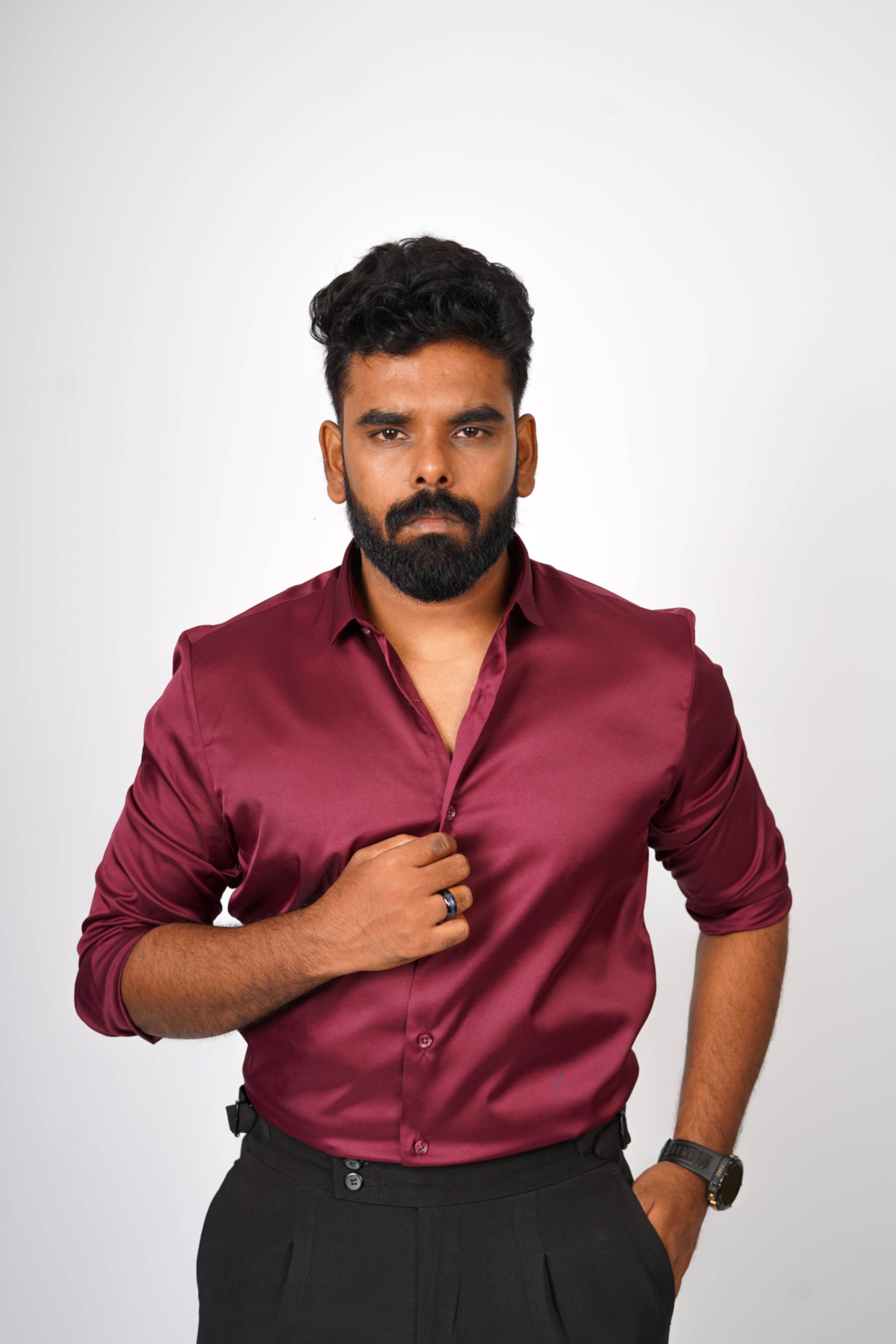 Club Wear Satin Shirts - Snipes