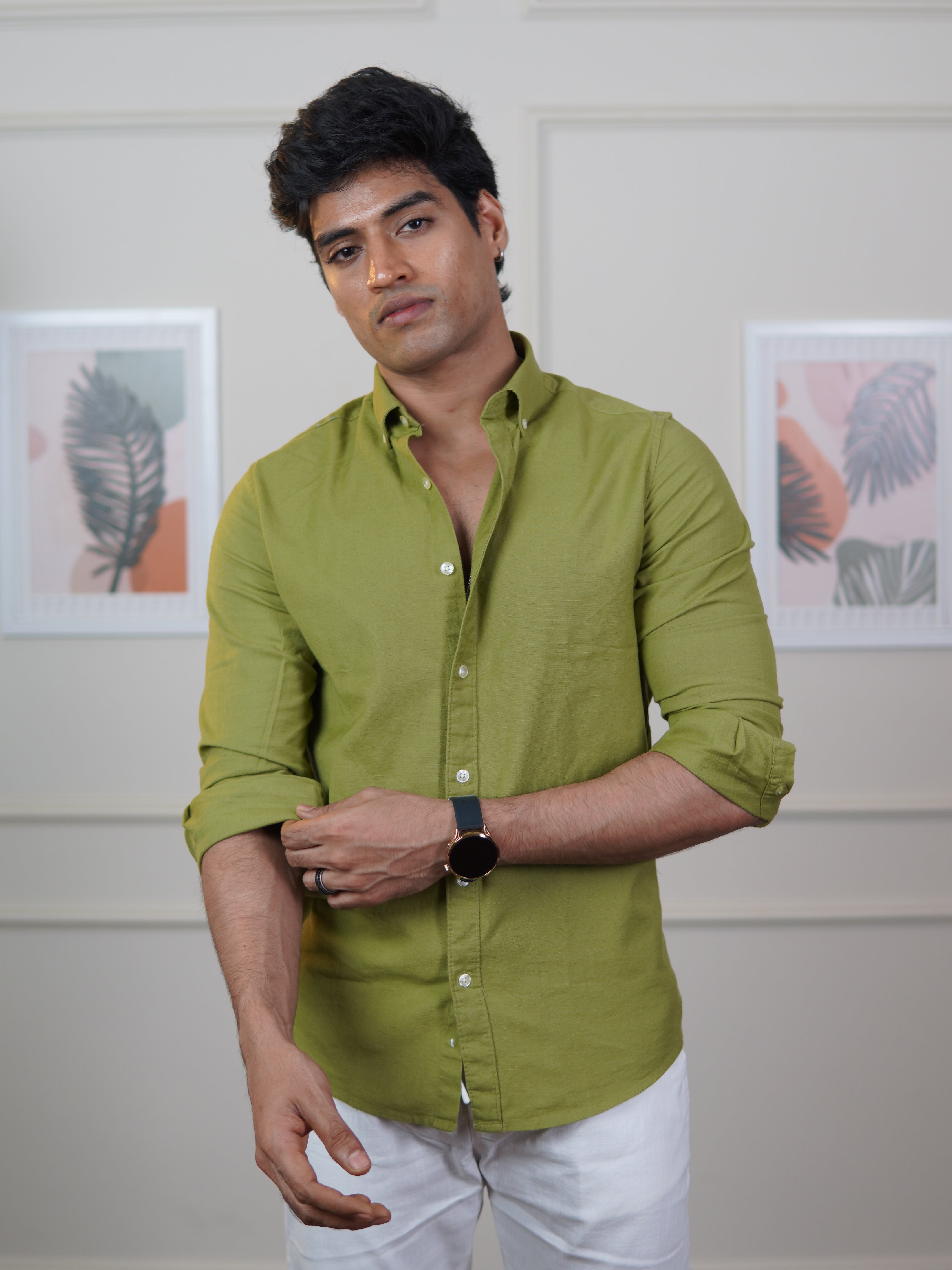 Cotton Linen Shirts - Snipes