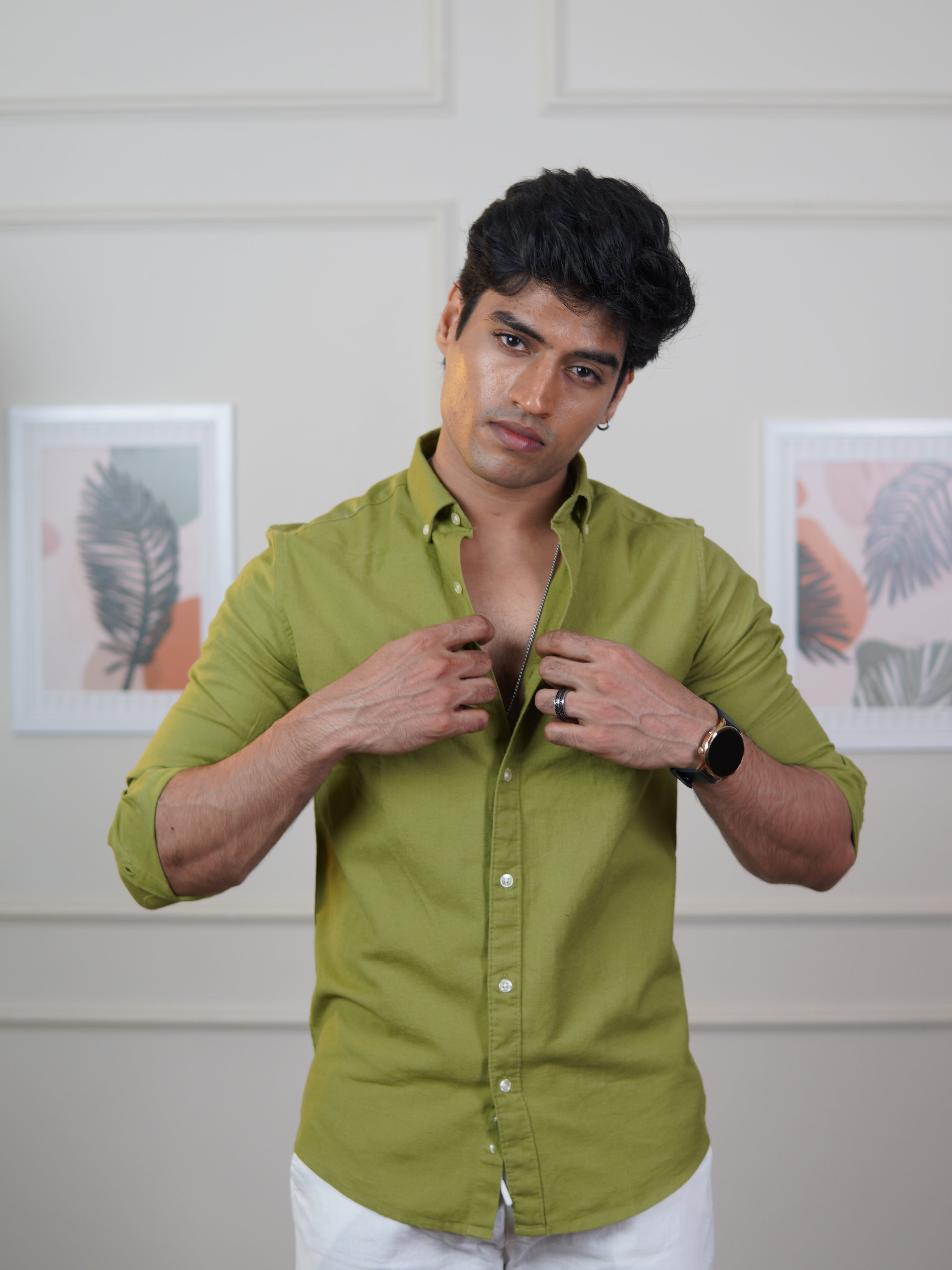 Cotton Linen Shirts Secondary image