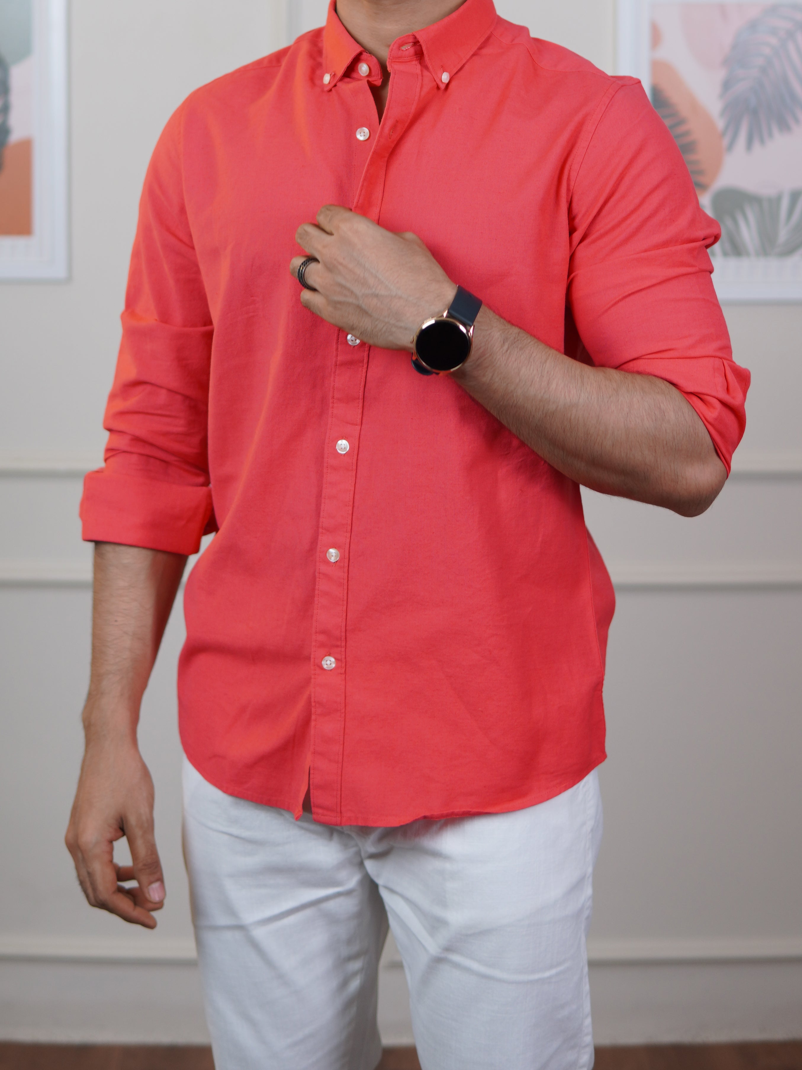 Cotton Linen Shirts - Snipes