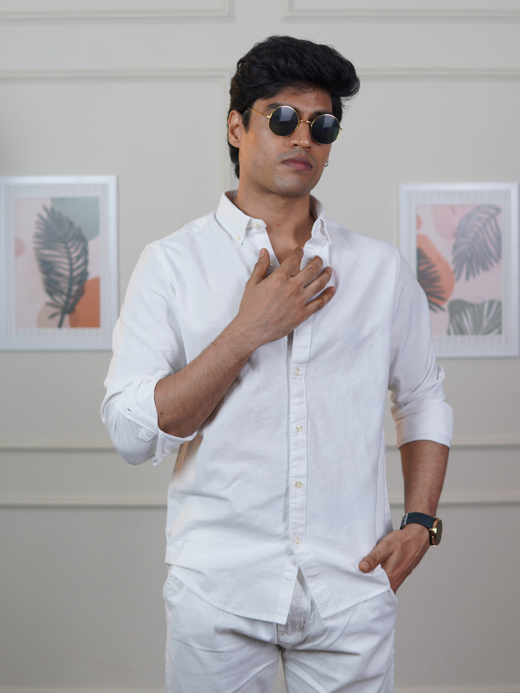 Cotton Linen Shirts - Snipes