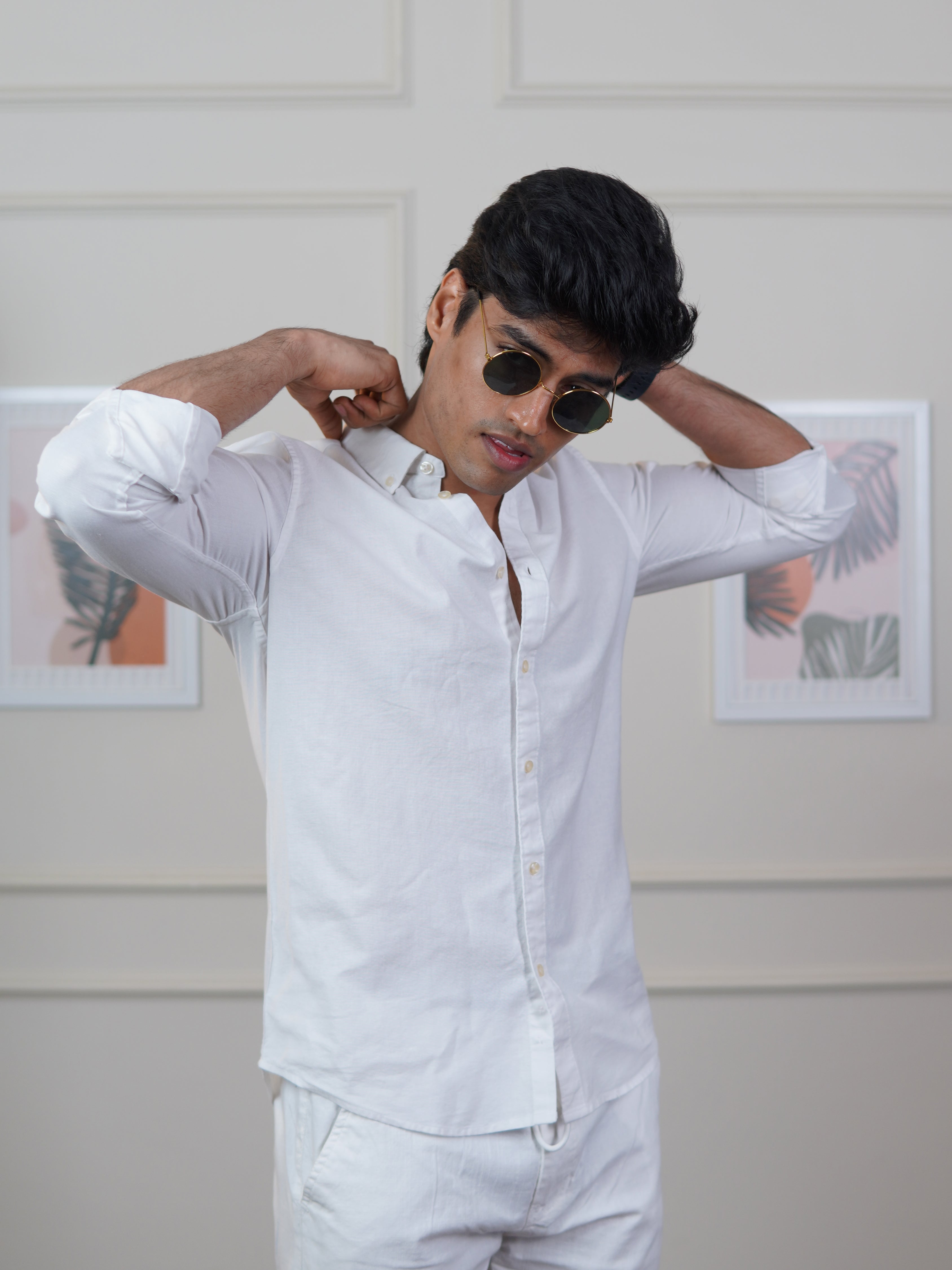 Cotton Linen Shirts - Snipes