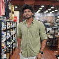 Snipes premium corduroy shirt in rich color, showcasing texture and button-up design against a neutral background.