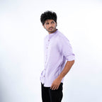 Mandarin Collar - Linen Shirt - Snipes