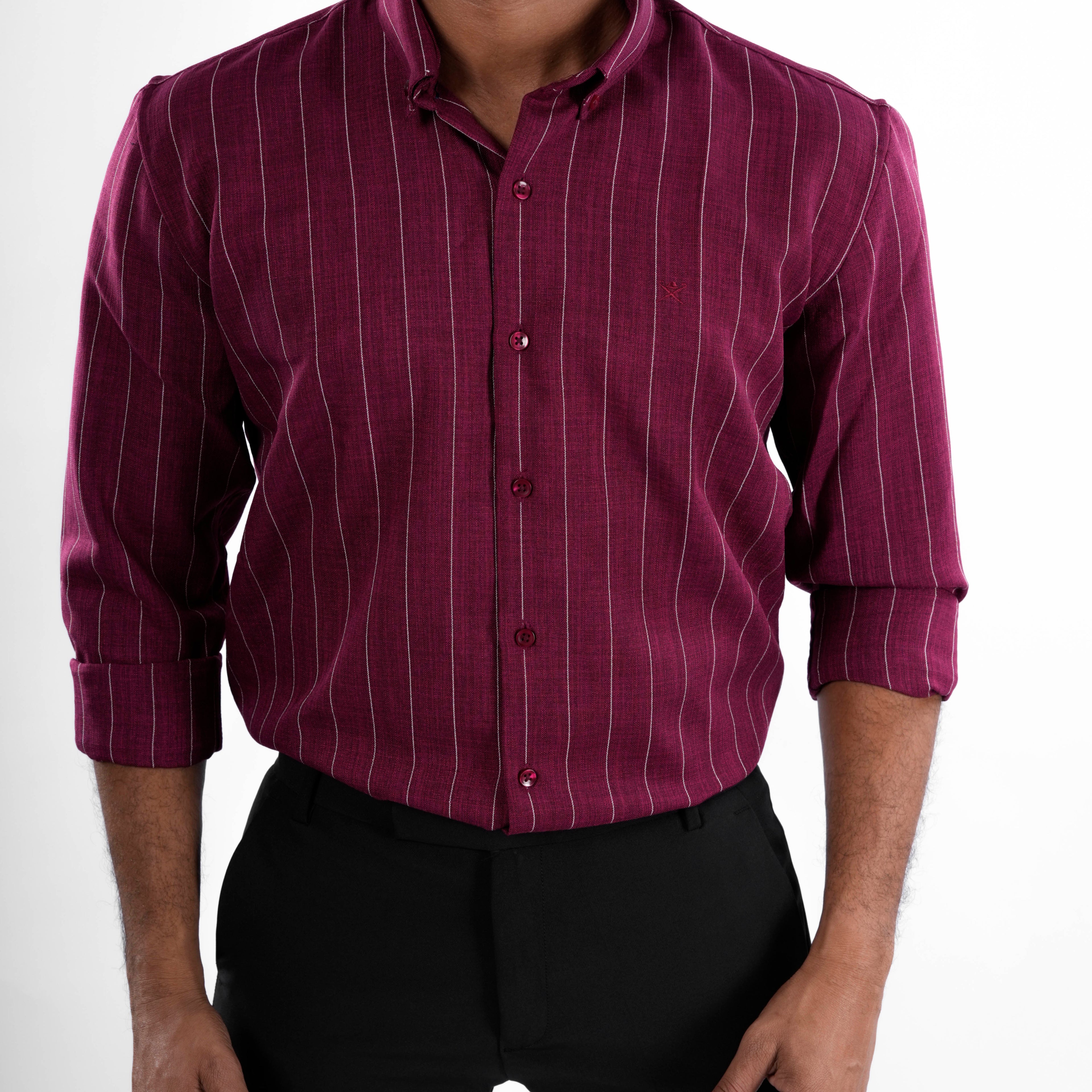 Stripes Linen Shirt - Snipes