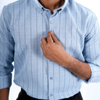 Stripes Linen Shirt - Snipes