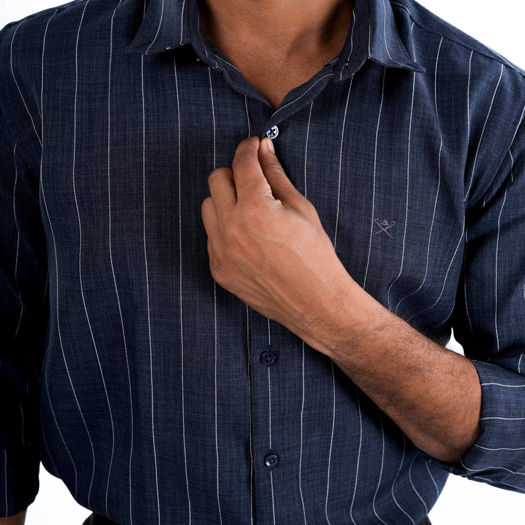 Stripes Linen Shirt - Snipes