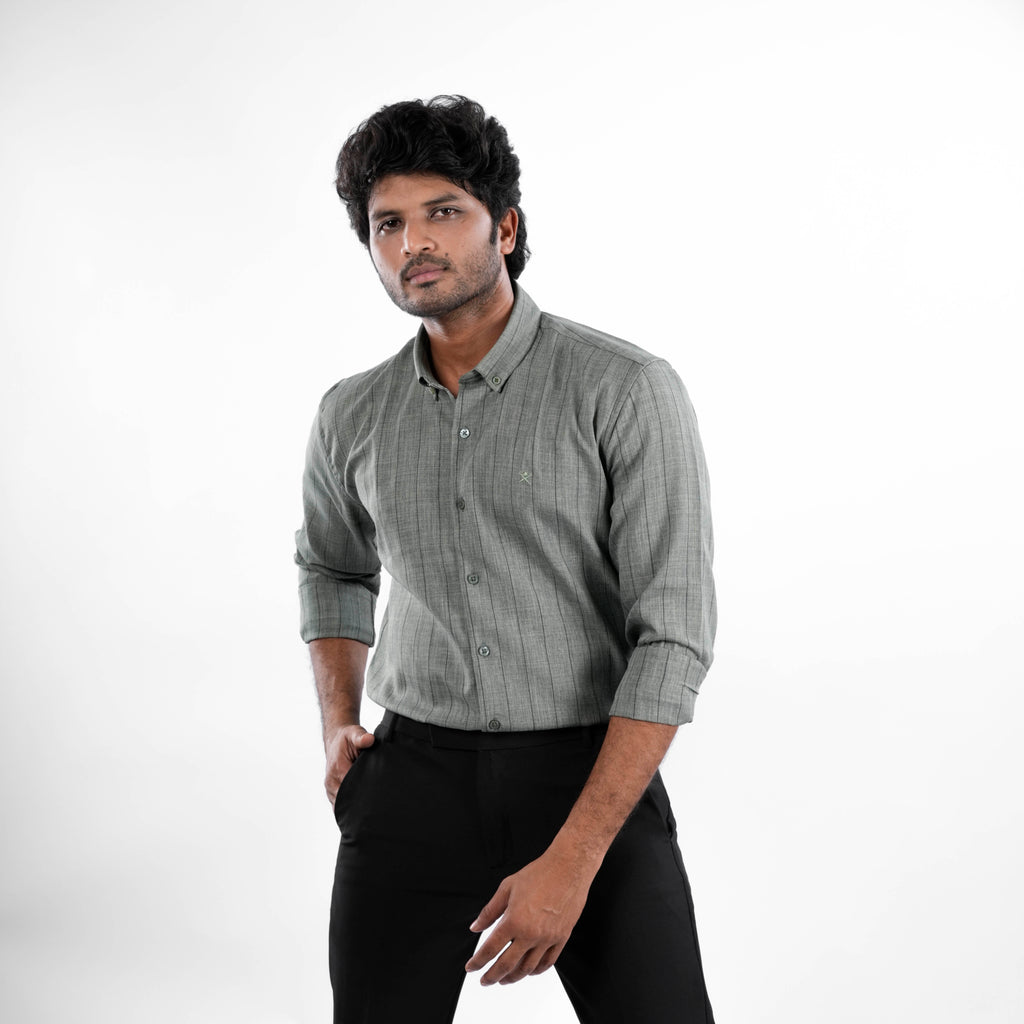 Stripes Linen Shirt - Snipes