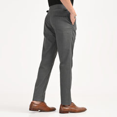 Pleated High-Waist Formal Trousers