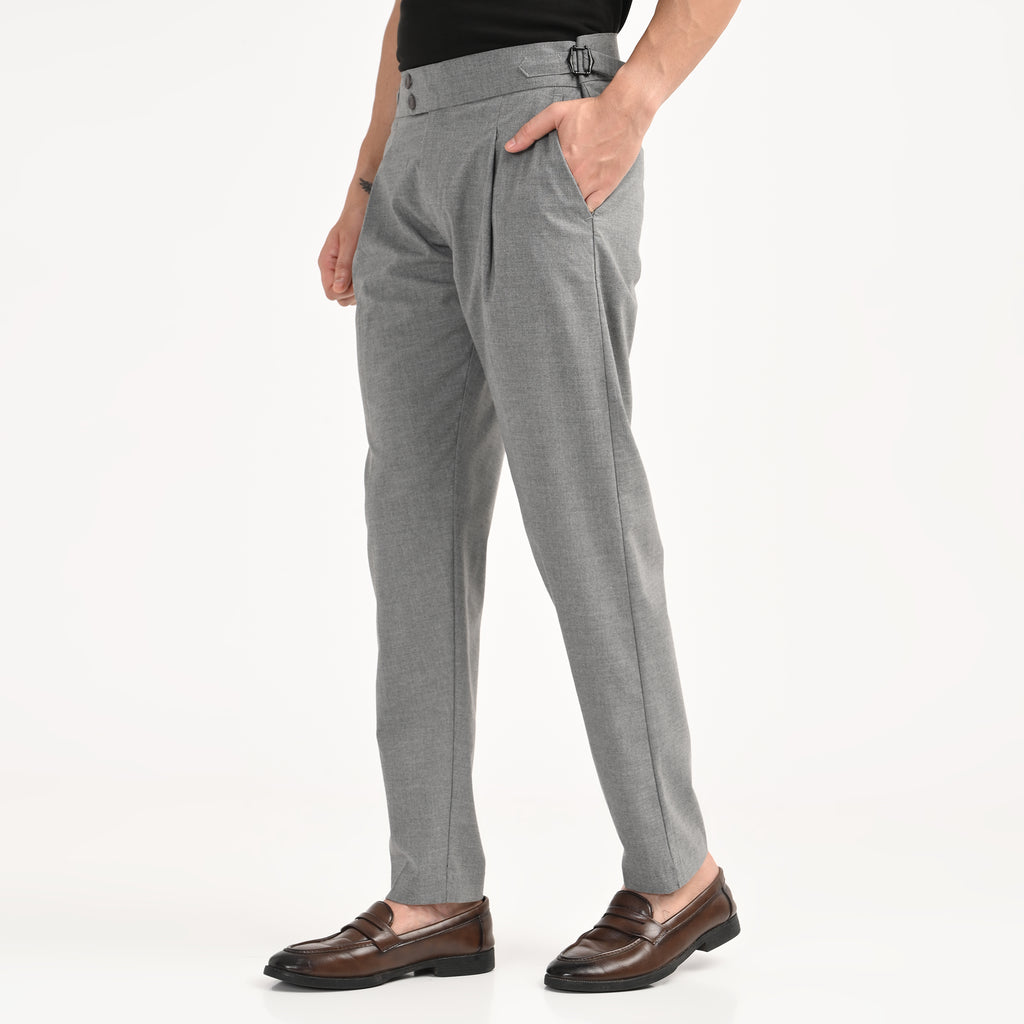 Pleated High-Waist Formal Trousers - Snipes