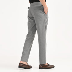 Pleated High-Waist Formal Trousers