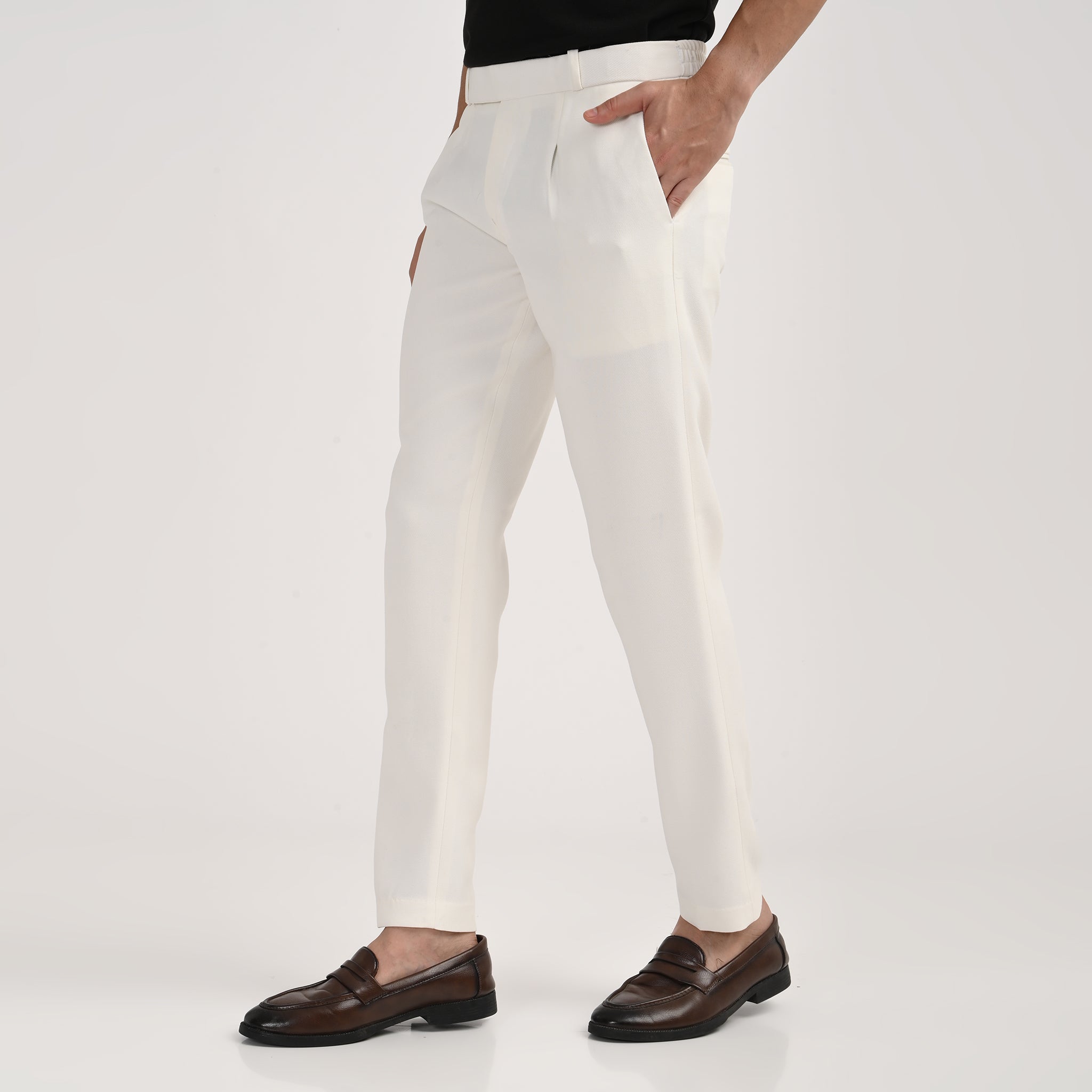 Tailored Formal Pleated Trousers for Men - Snipes