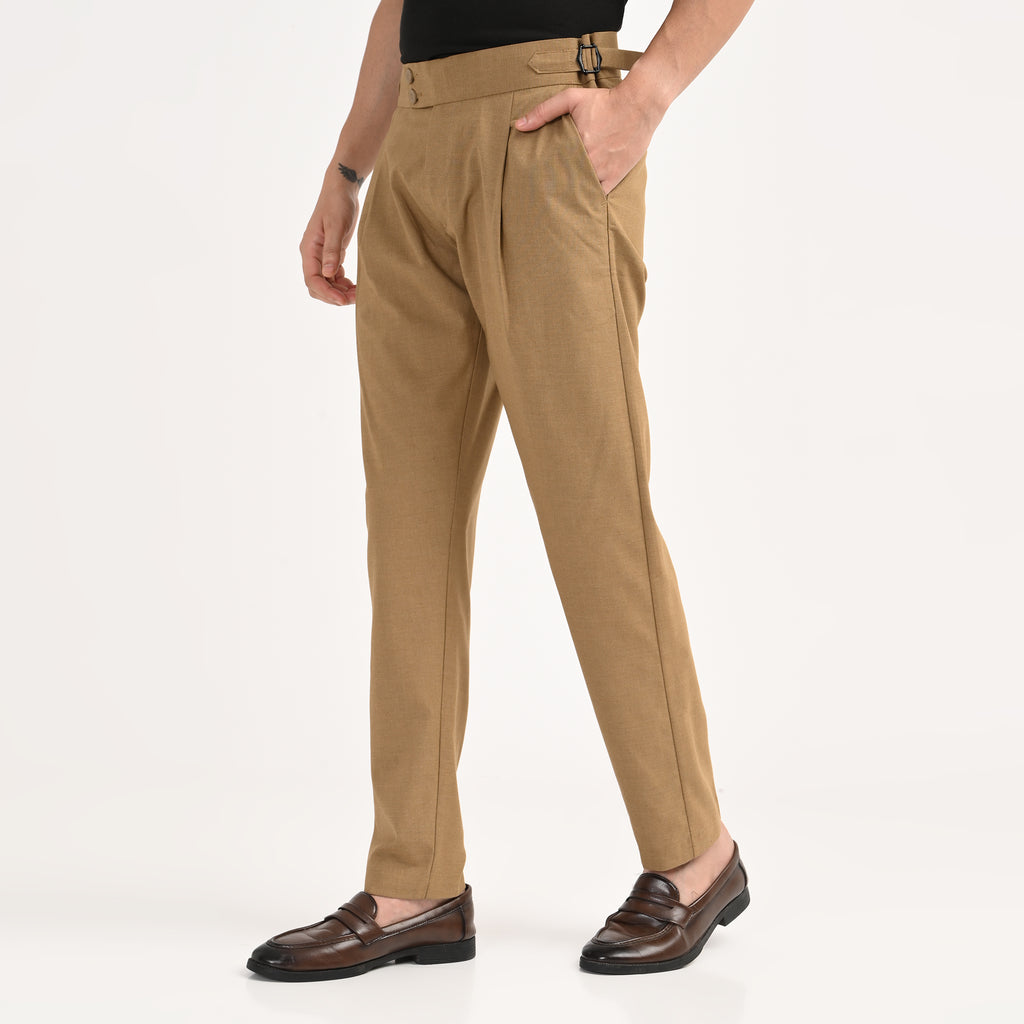 Pleated High-Waist Formal Trousers - Snipes