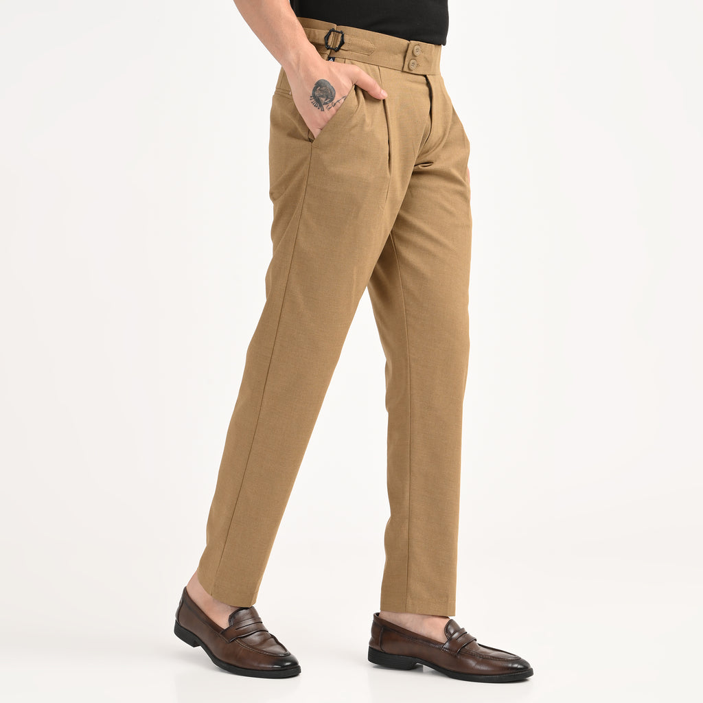 Pleated High-Waist Formal Trousers - Snipes