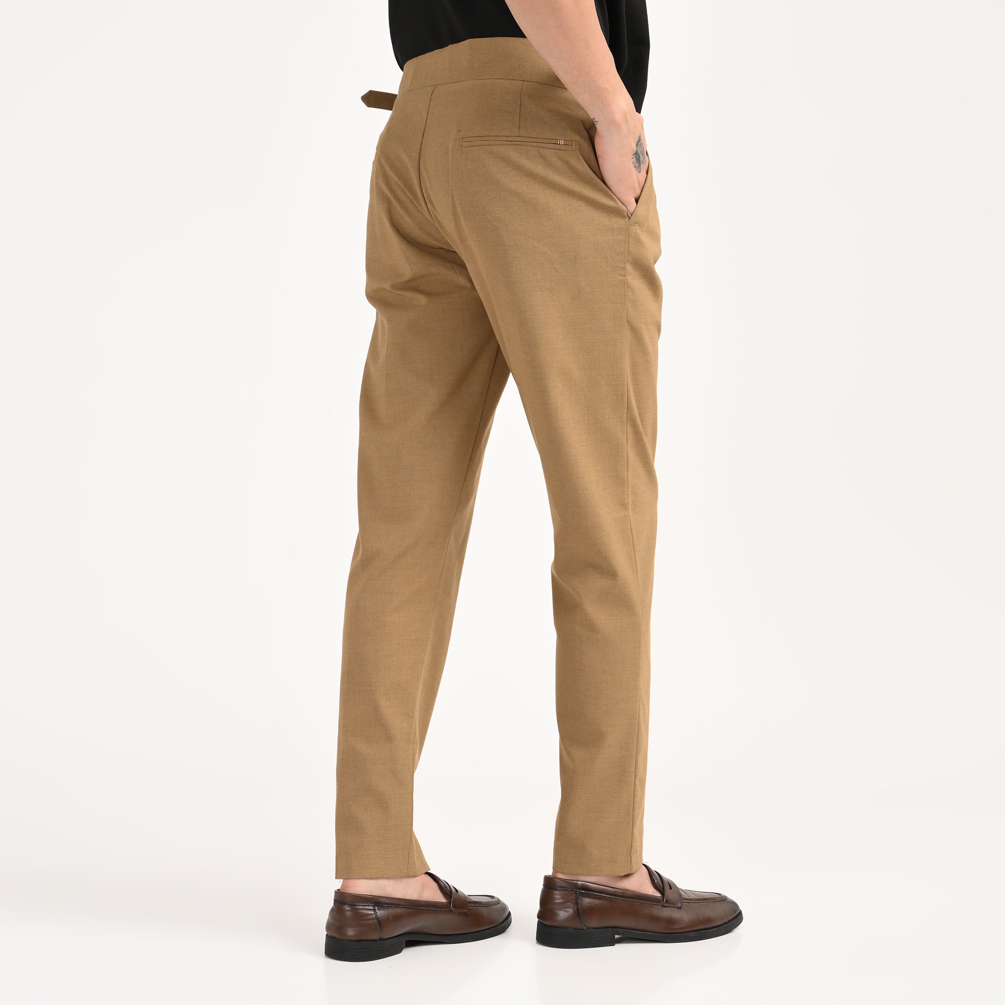 Pleated High-Waist Formal Trousers - Snipes