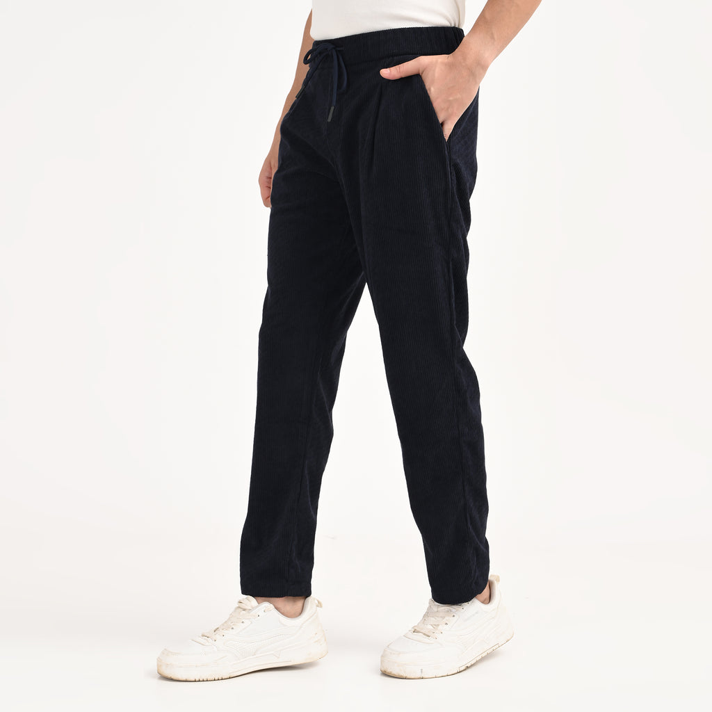 Corduroy Drawstring Casual Trousers - Snipes