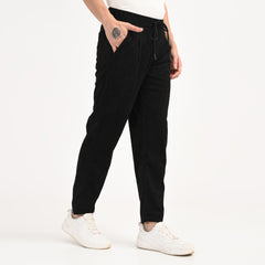 Corduroy Drawstring Casual Trousers