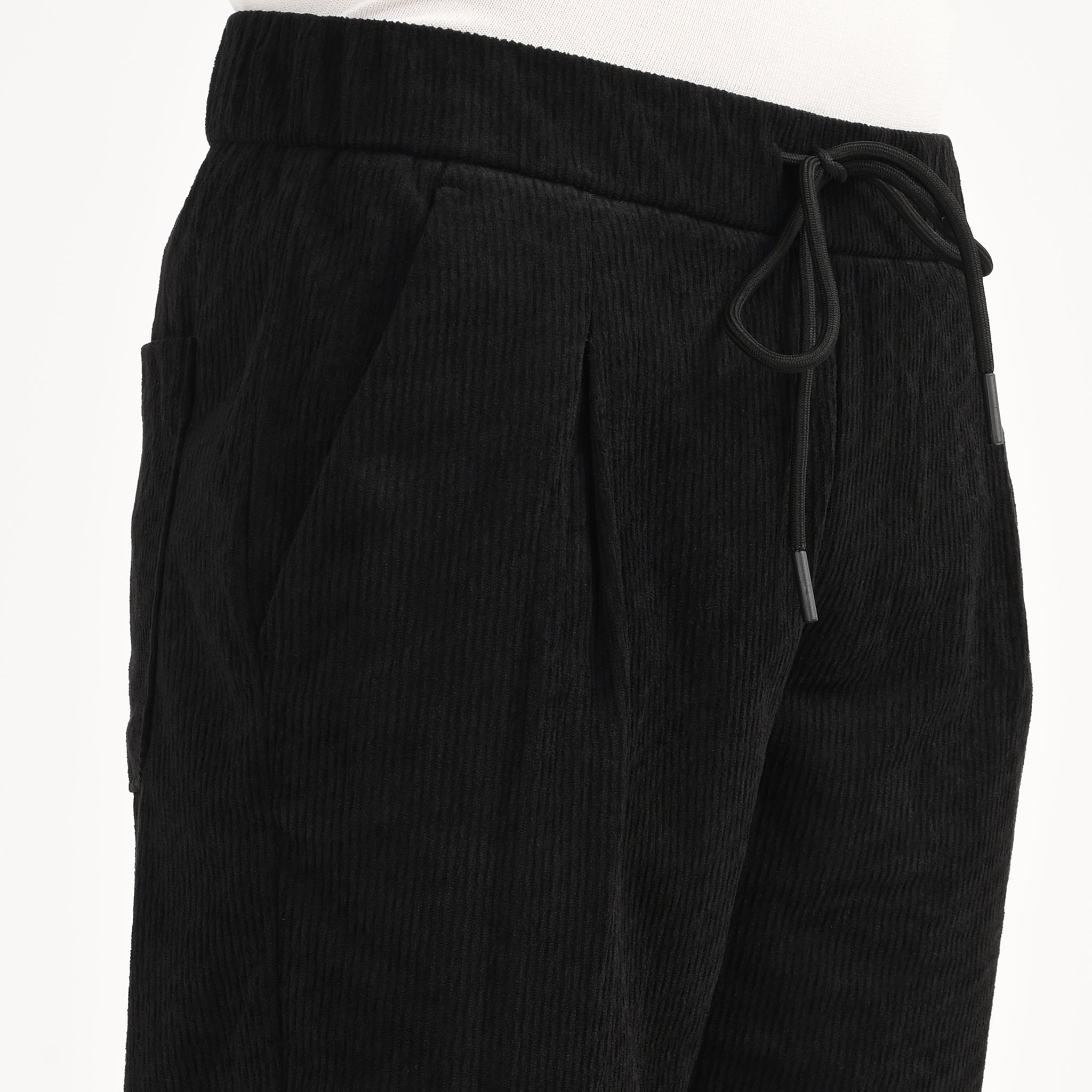Corduroy Drawstring Casual Trousers - Snipes