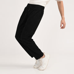Corduroy Drawstring Casual Trousers