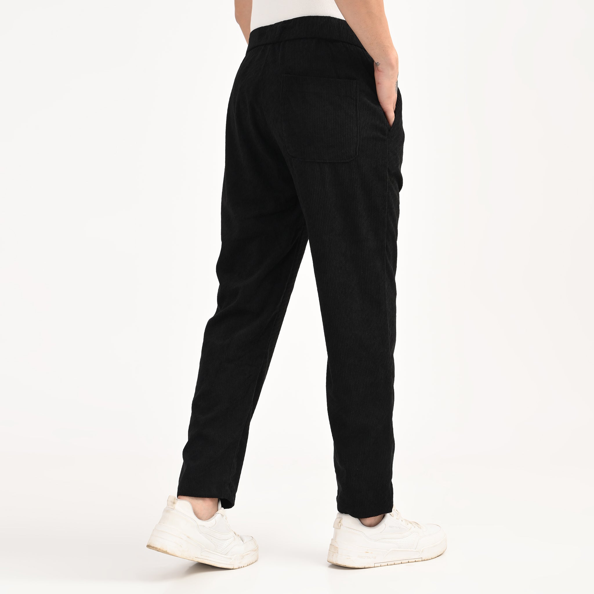 Corduroy Drawstring Casual Trousers - Snipes