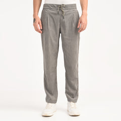 Corduroy Drawstring Casual Trousers