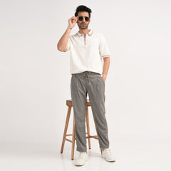 Corduroy Drawstring Casual Trousers