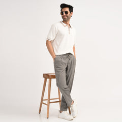Corduroy Drawstring Casual Trousers