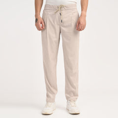 Corduroy Drawstring Casual Trousers