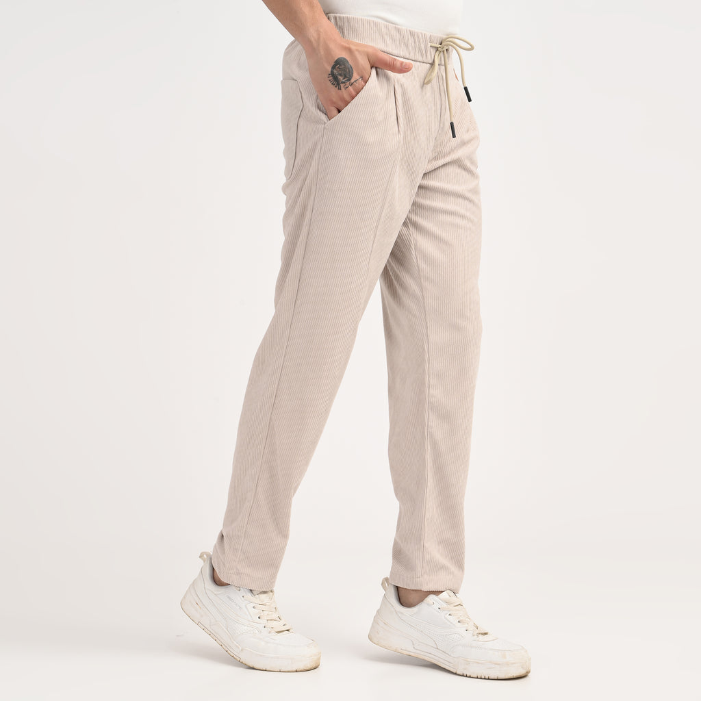 Corduroy Drawstring Casual Trousers - Snipes